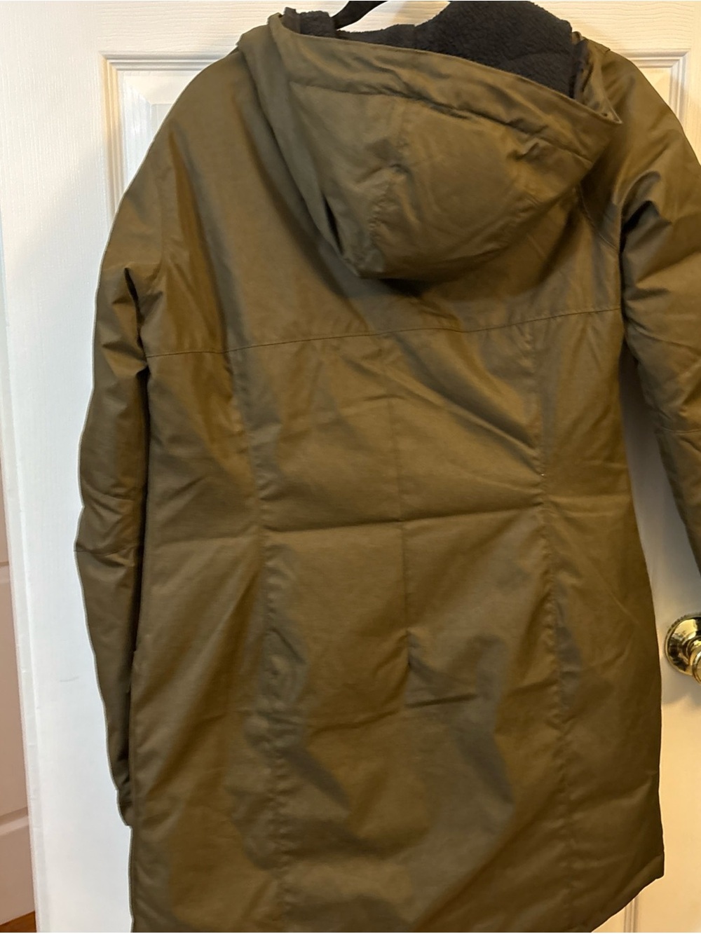 Columbia Olive Green Hooded Winter Coat - Picture 6 of 7